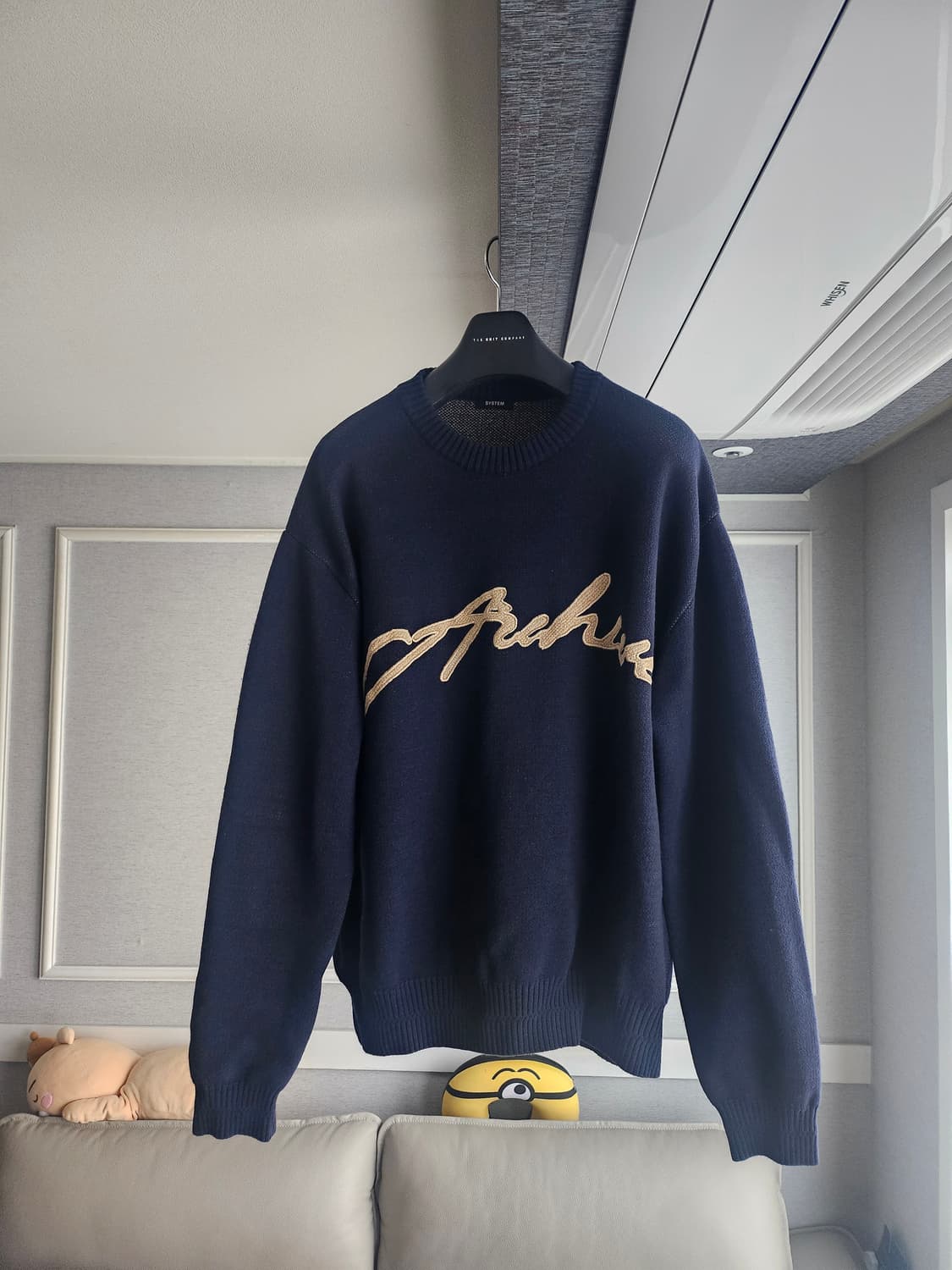 [거의 새것] 시스템옴므 스웨터 니트 티셔츠 105 상품이미지1