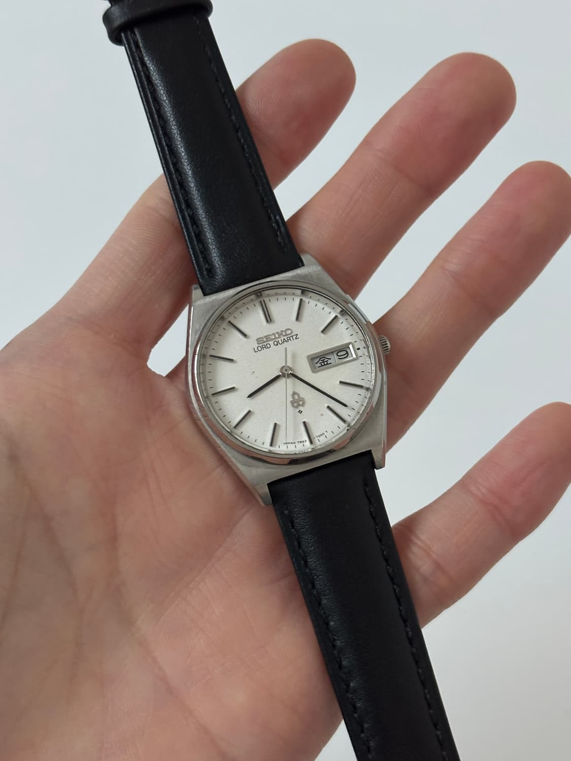 1980s White Dial Silver Lord Quartz 상품이미지1