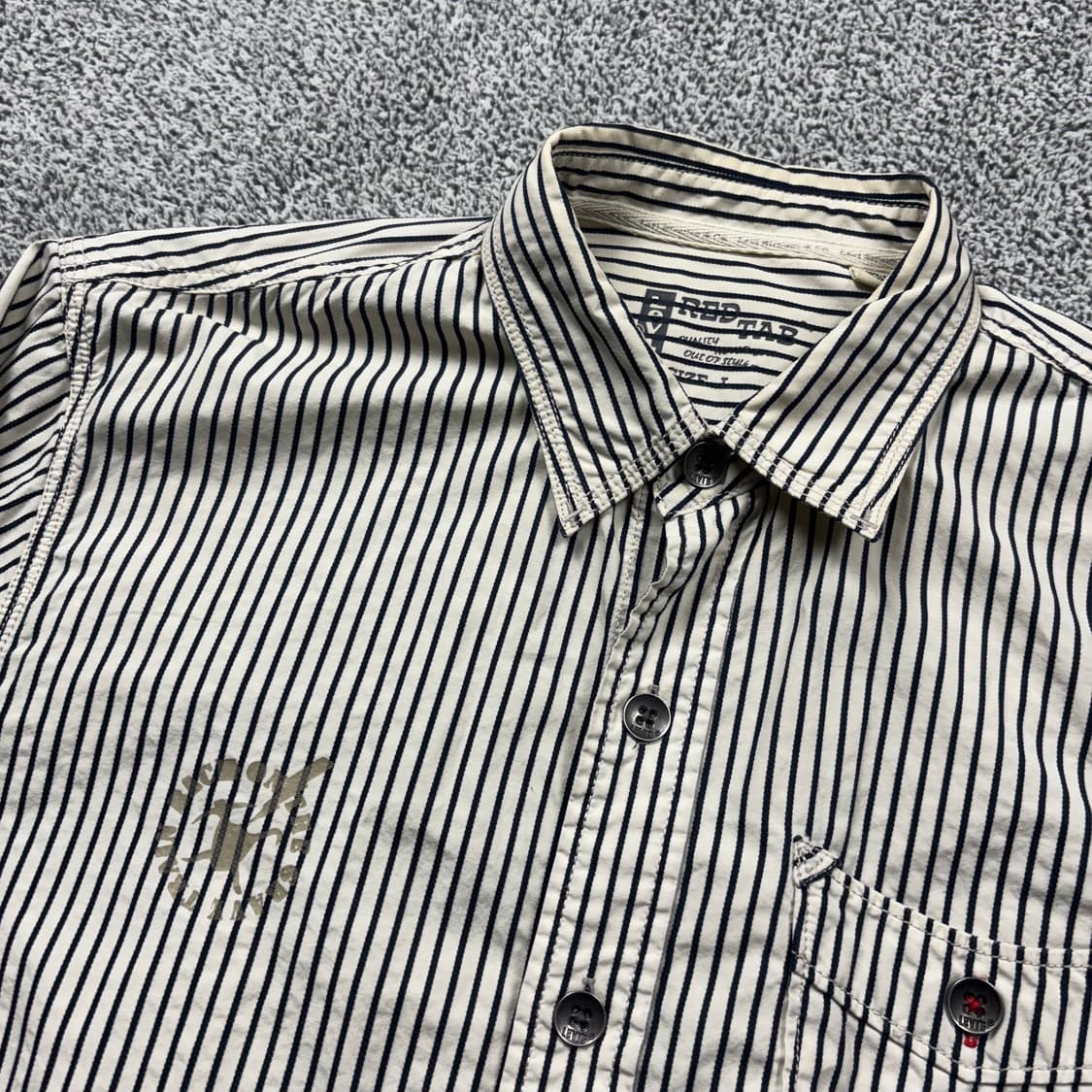 리바이스 레드탭 마린 히코리 셔츠 상품이미지3