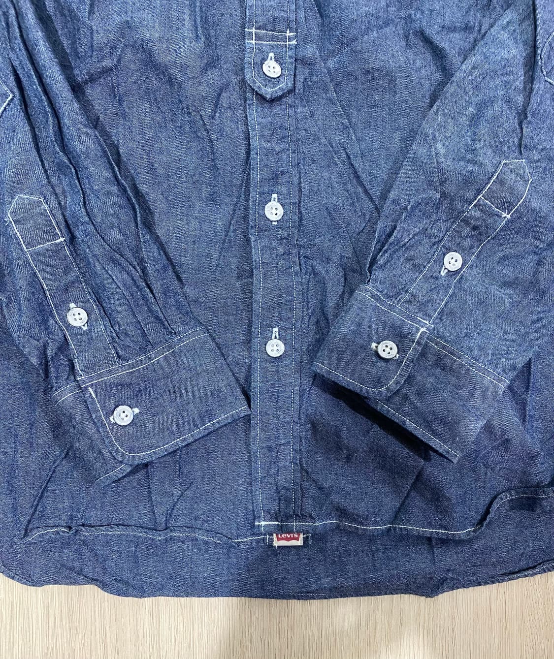 리바이스 샴브레이 셔츠 L 상품이미지2