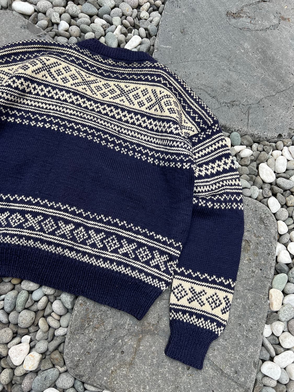 OLD VINTAGE NORDIC HAND KNIT 노르딕니트가디건 상품이미지10