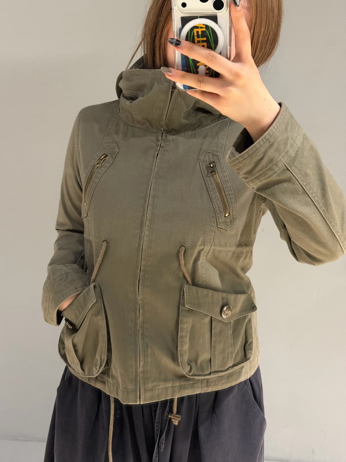 high-neck design pocket detail jk 상품이미지3