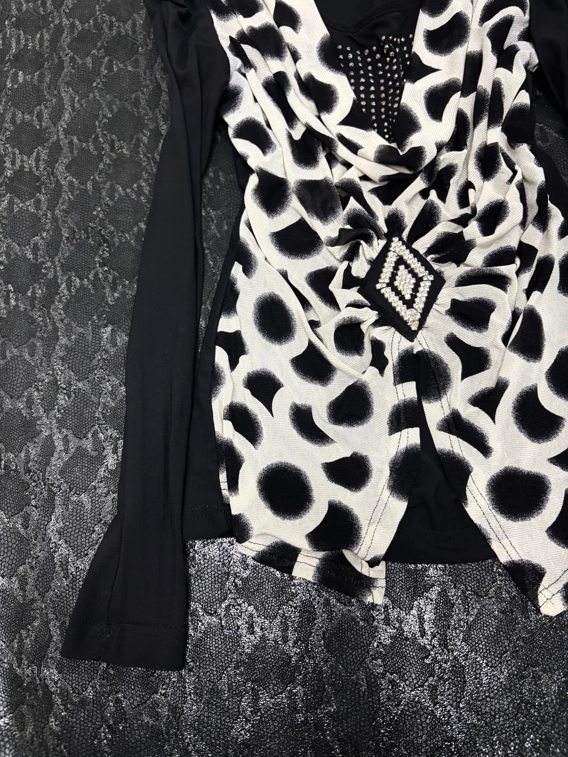 “Vintage” 00’s Layered Design Dot Patter 상품이미지5