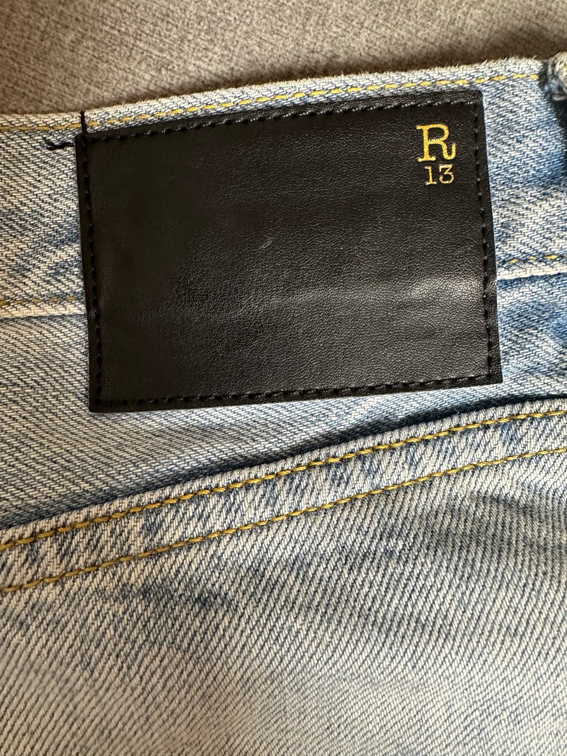 R13 턱 데님 반바지 (25)  상품이미지6