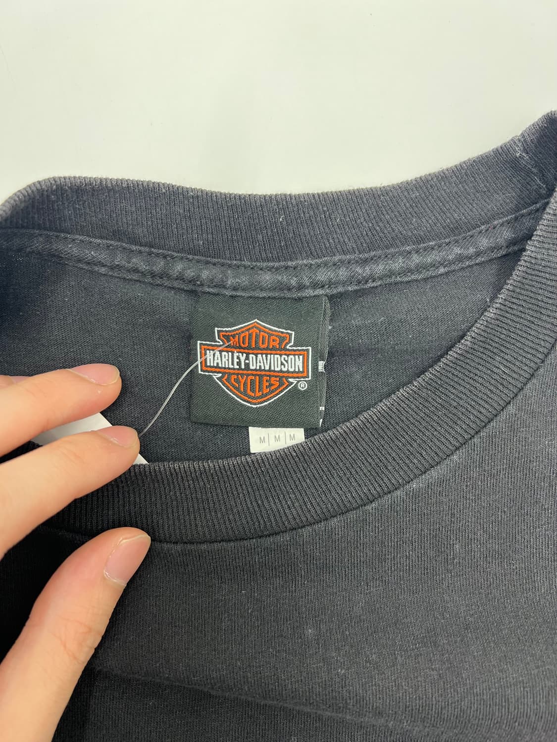 할리 데이비슨 빅 로고 프린팅 반팔 티셔츠 상품이미지4