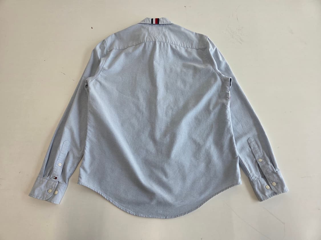 타미힐피거 옥스포드 타미힐피거 스트라이프 셔츠 연청 M 상품이미지2