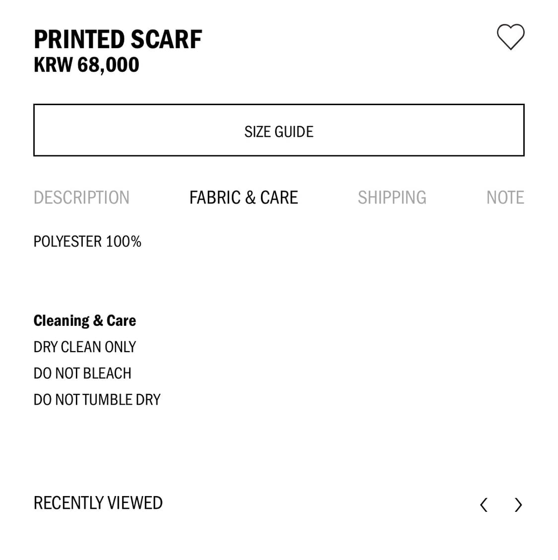 에토스 프린트 스카프 ethos printed scarf 상품이미지7