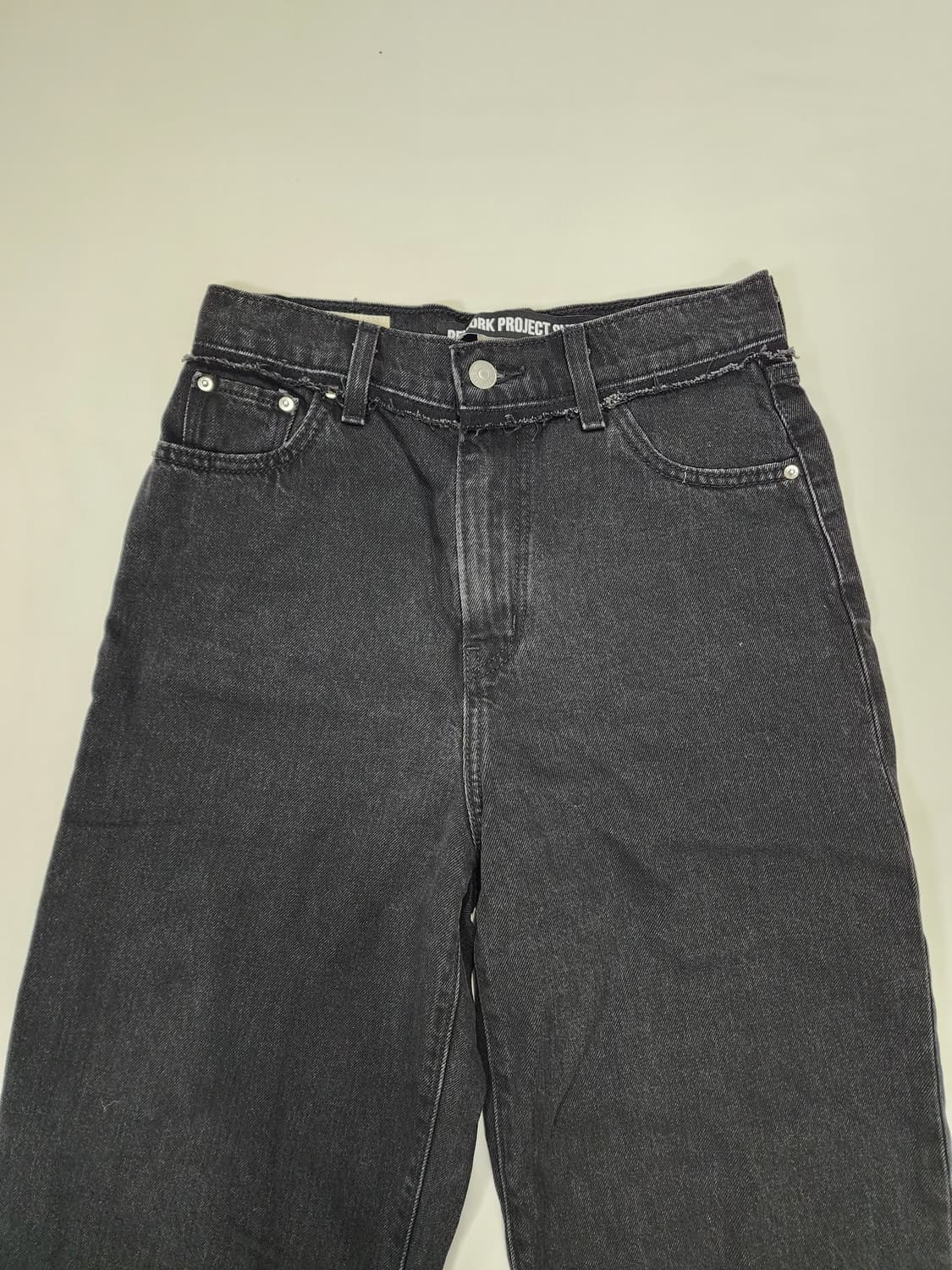 시스템x리바이스 벌룬핏 흑청 데님 팬츠 상품이미지4