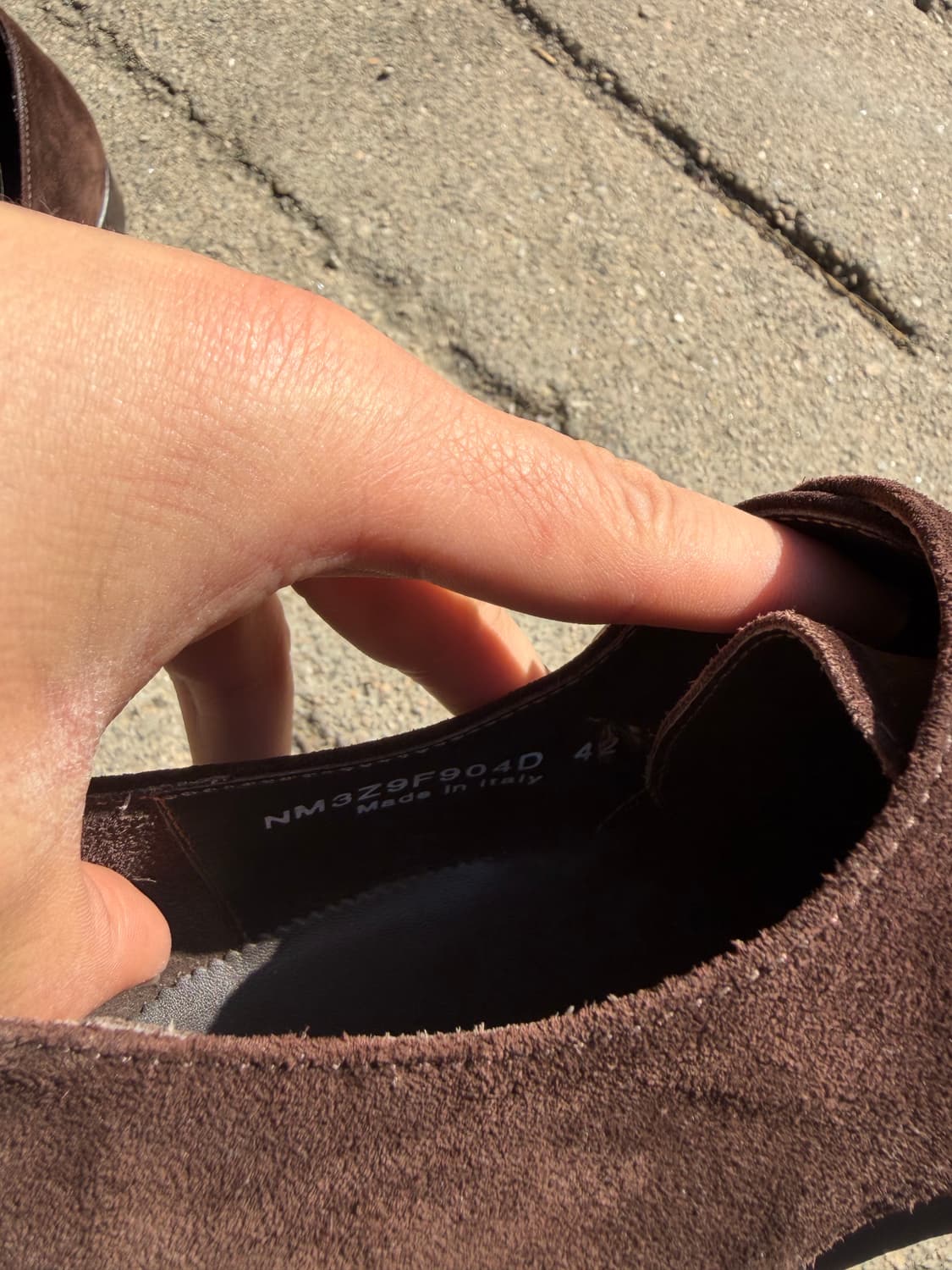 Nina Ricci 더블 몽크 스웨이드 슈즈 270mm 상품이미지6