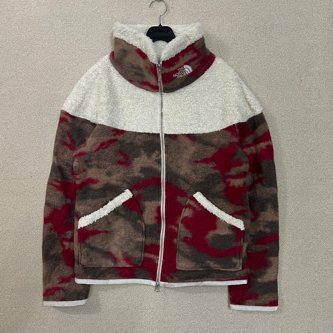 (L) 노스페이스 퍼플라벨 카모 플리스 집업  상품이미지1