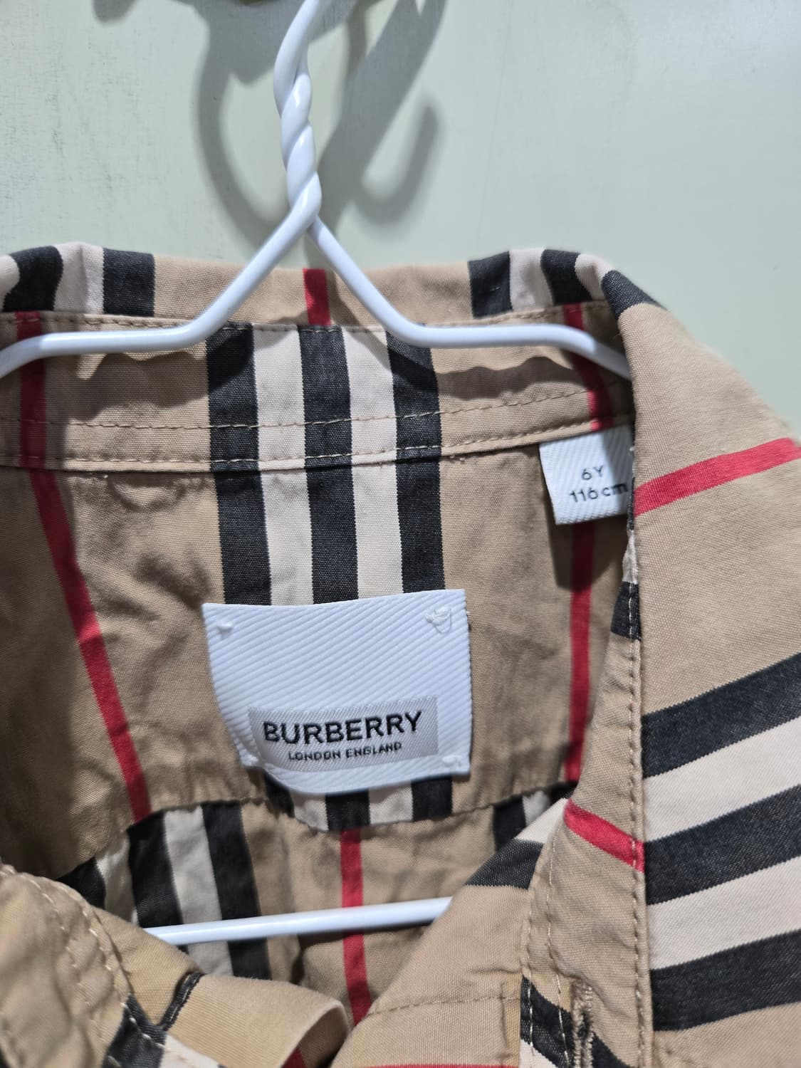 버버리 유아셔츠 상품이미지3