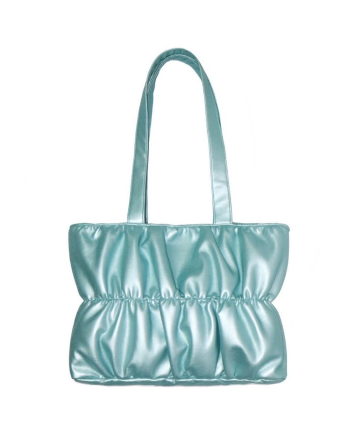 피시아 스퀘어 개더드 백 라이트블루 picea 상품이미지1