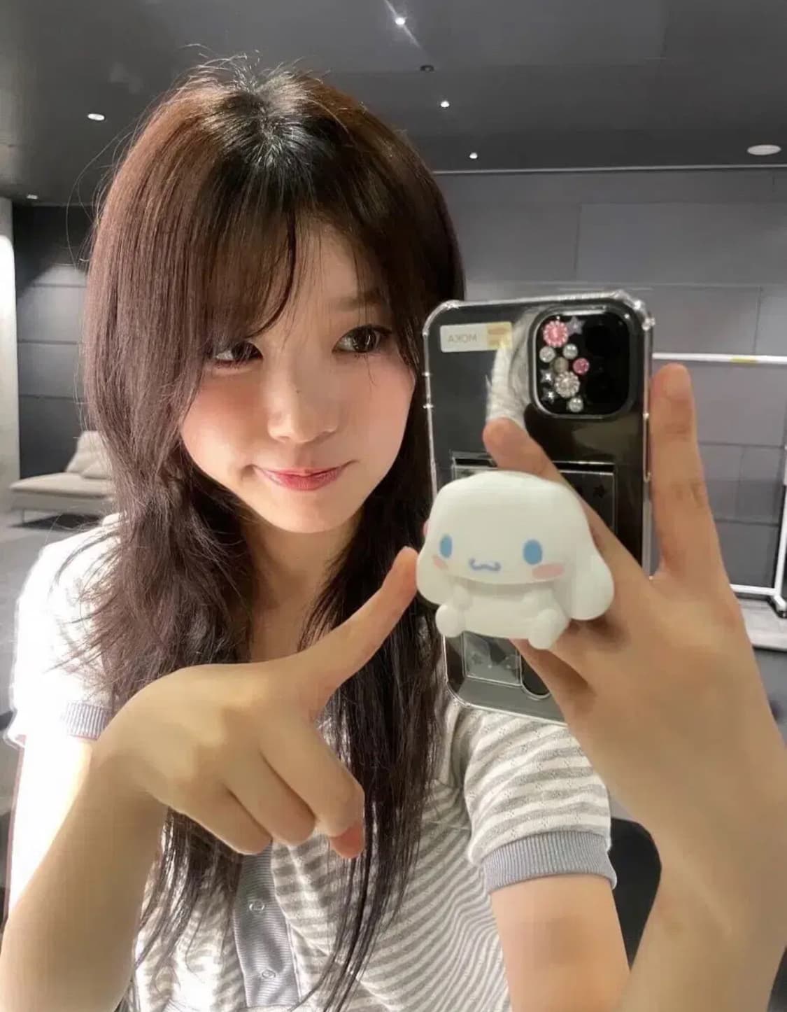 택포) 허그유어스킨 허유스 스프라이트 후드티 그레이 상품이미지1