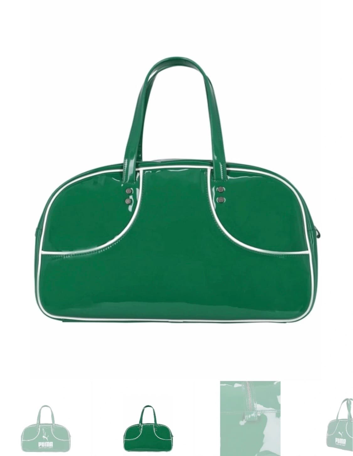Puma 푸마 그린에나멜 보스턴백 새상품 상품이미지2
