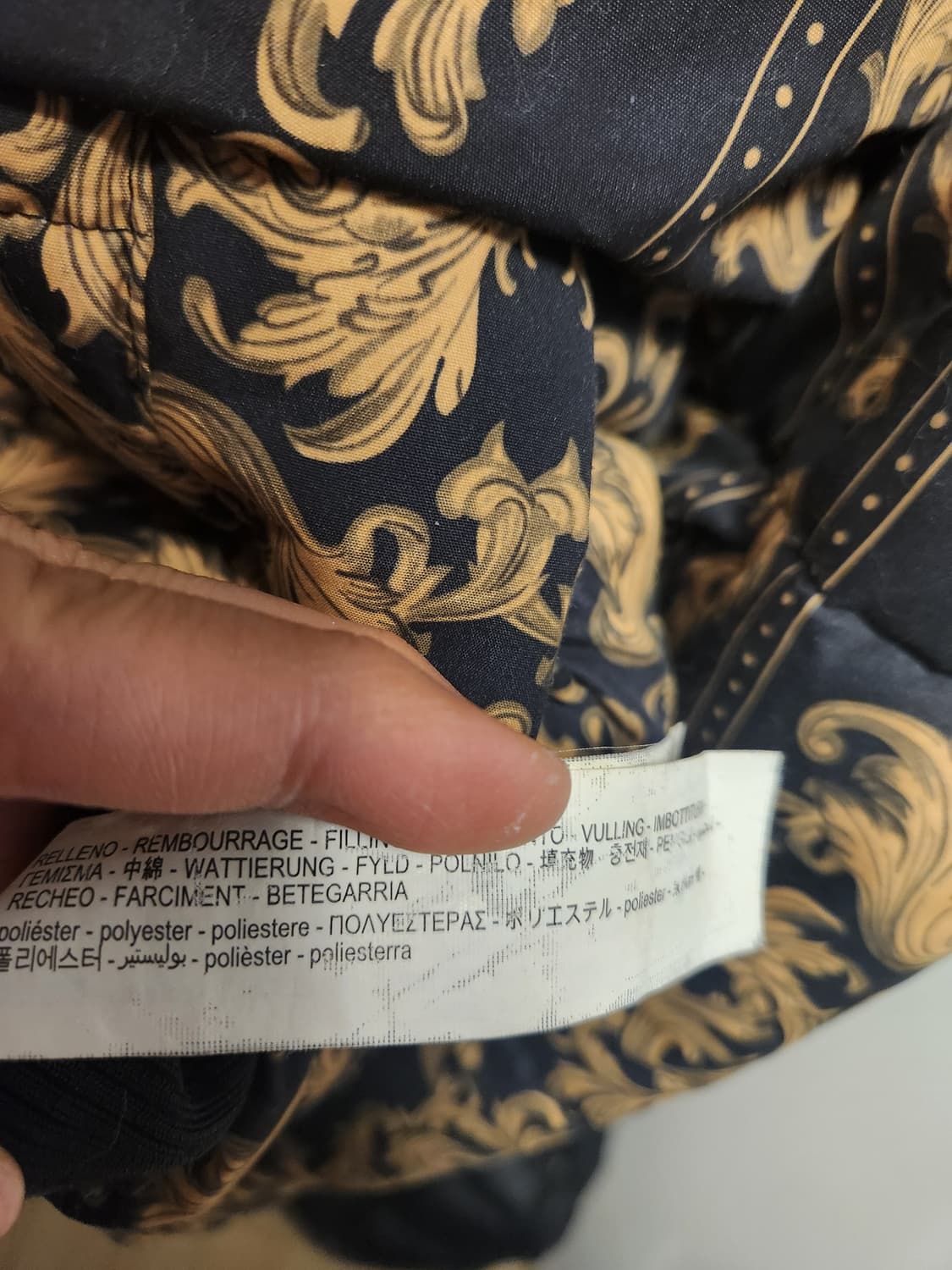 자라 바로크 패턴 패딩 S 상품이미지3