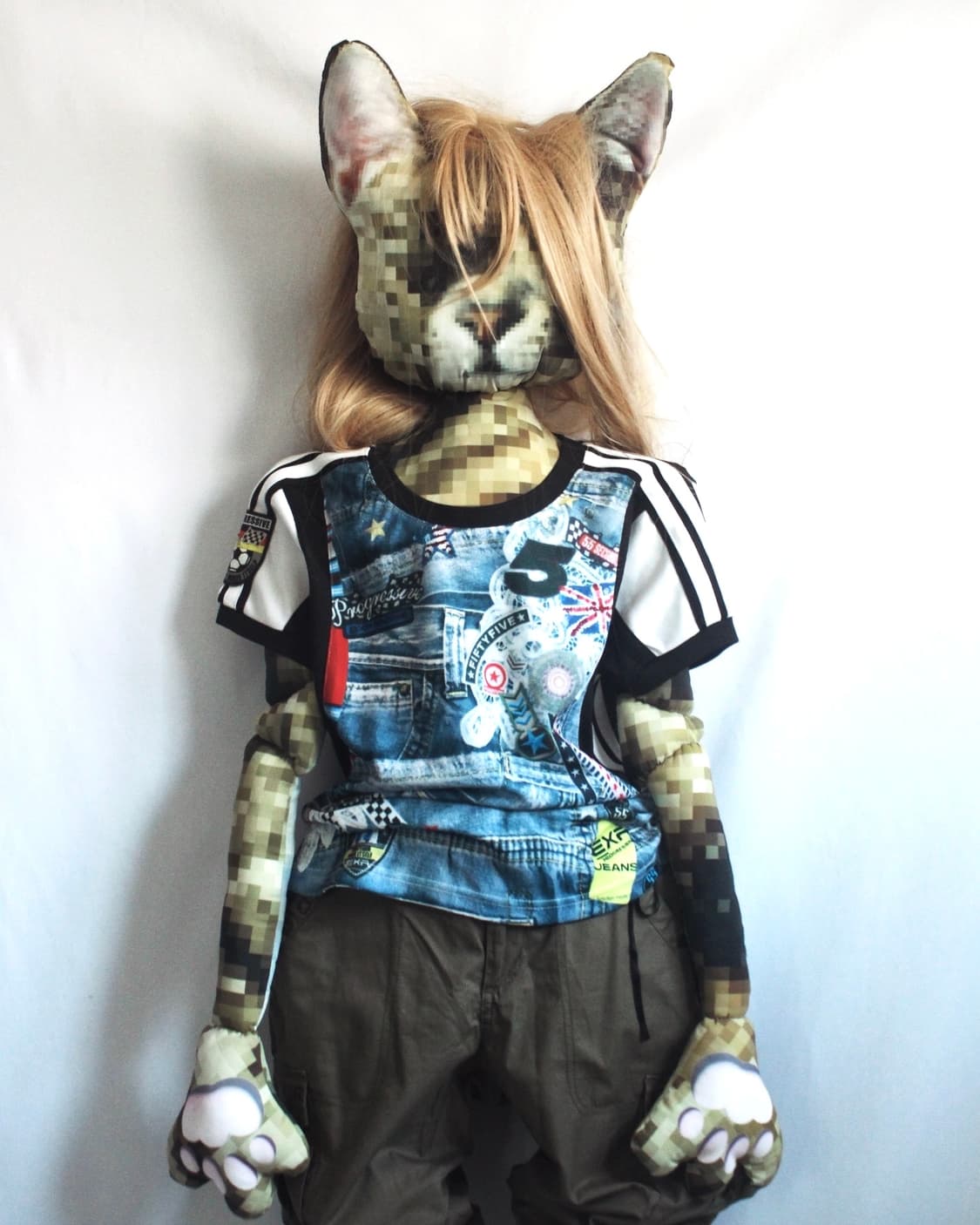 EXR Y2K football patch sporty top 상품이미지1