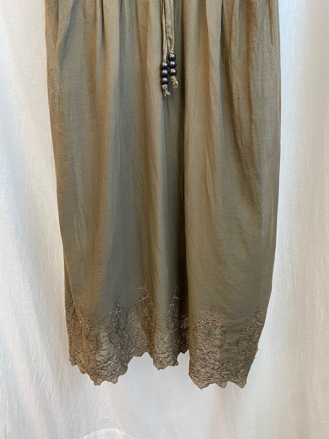 PAVOT CLING 카키 롱슬리브리스탑(M) 상품이미지5