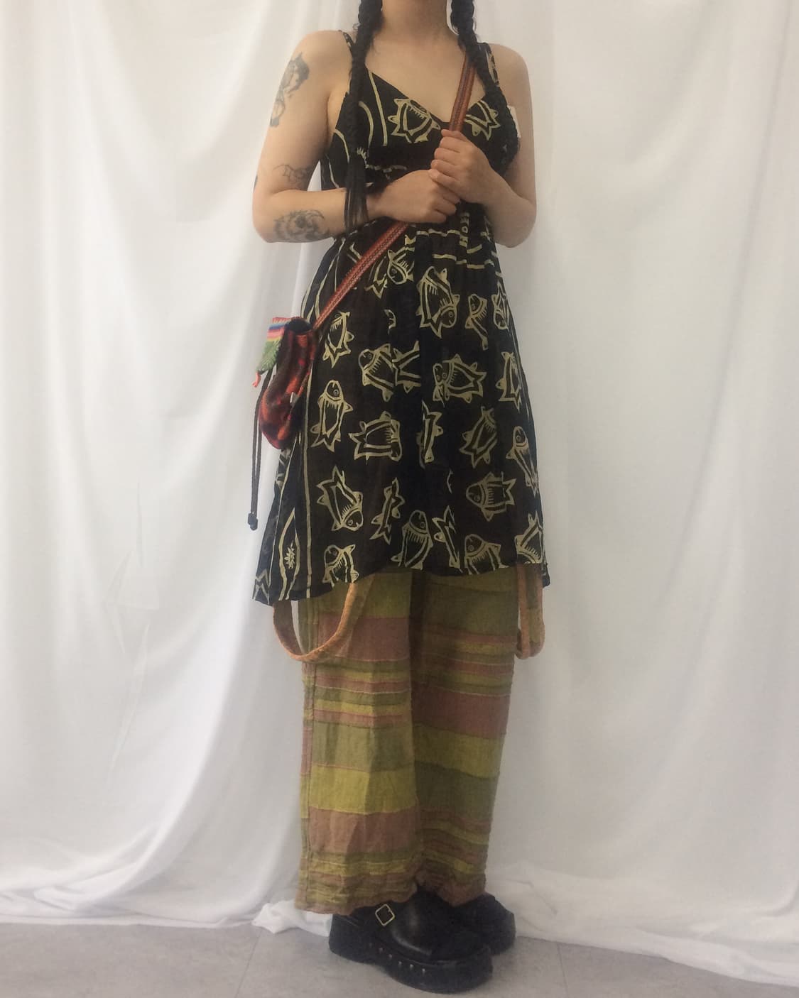 Ethnic mood suspender pants 상품이미지9