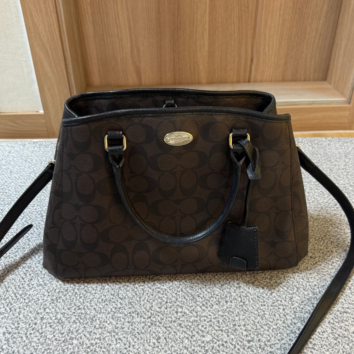 COACH 코치 마고 시그니처 사첼 토트백 크로스백 상품이미지1