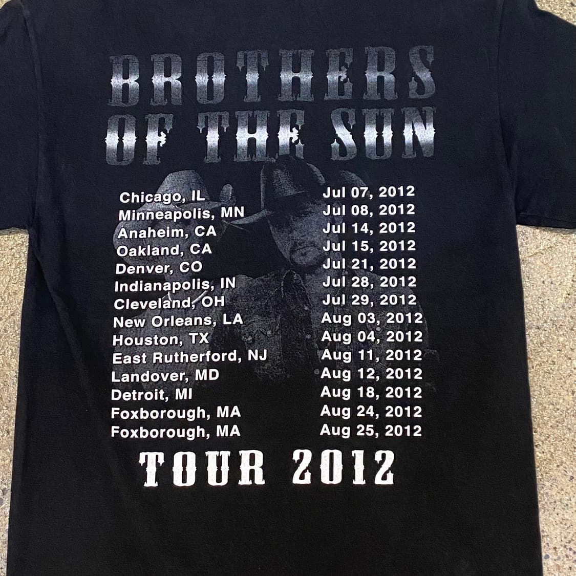 미국 빈티지 브라더스오브더썬 투어 반팔티 락티셔츠 상품이미지6
