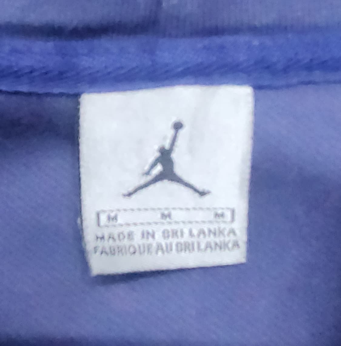 나이키 조던 네이비/블루 후드 집업 M 상품이미지4