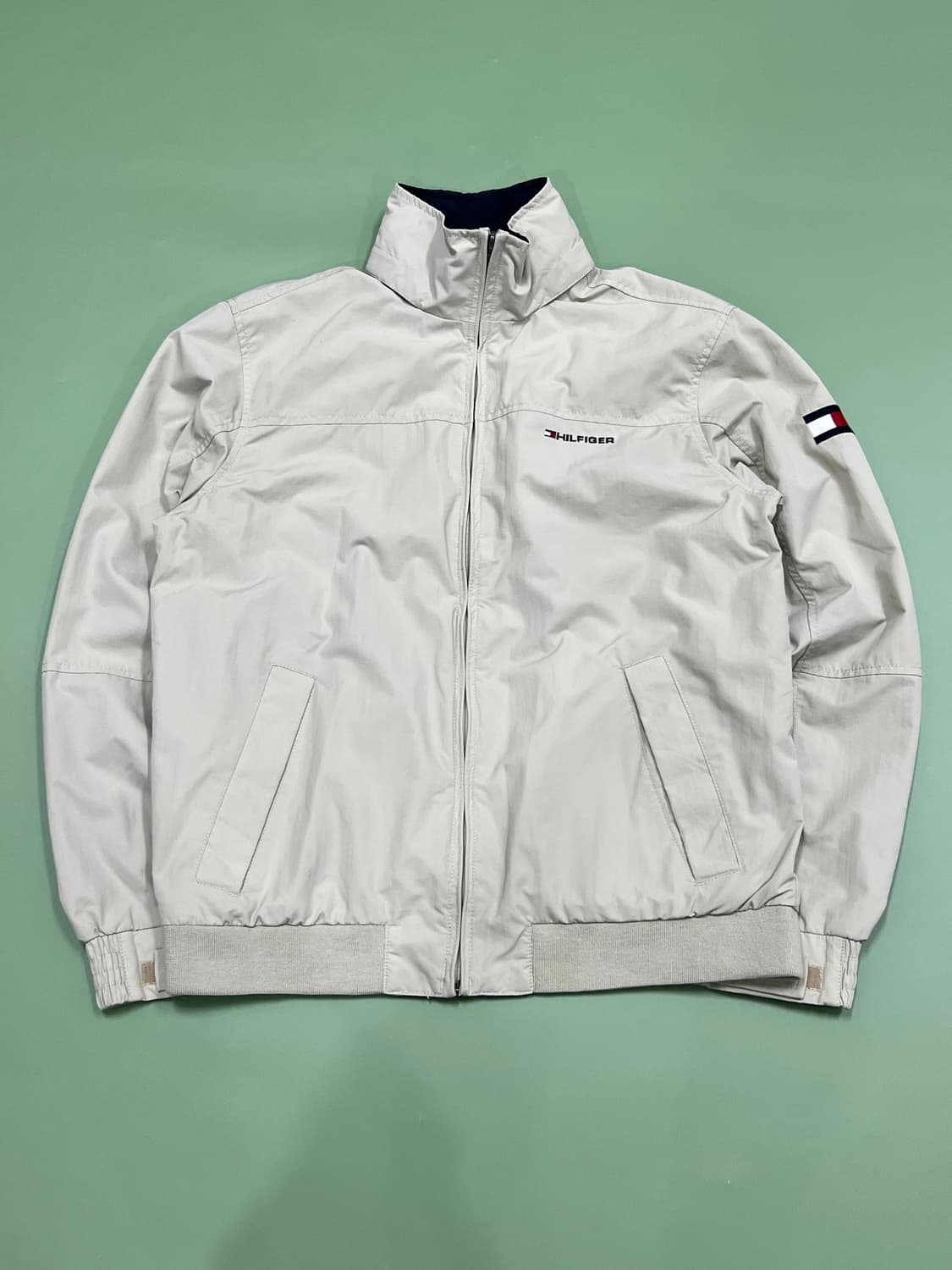 (M) 타미힐피거 자수로고 우븐 바람막이 상품이미지2
