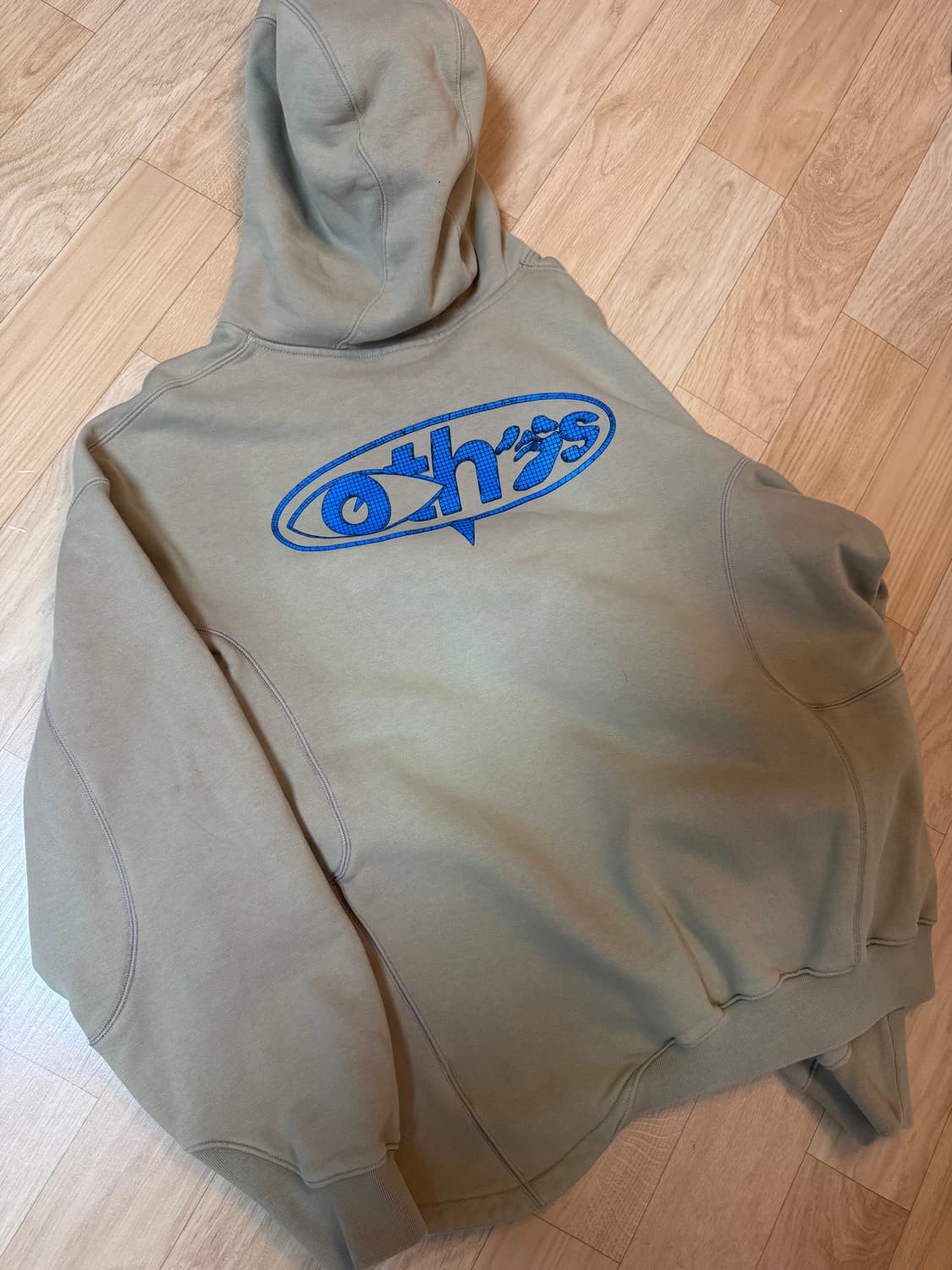 나이키x오프화이트 로고자수 후드티 L(2XL) 상품이미지6