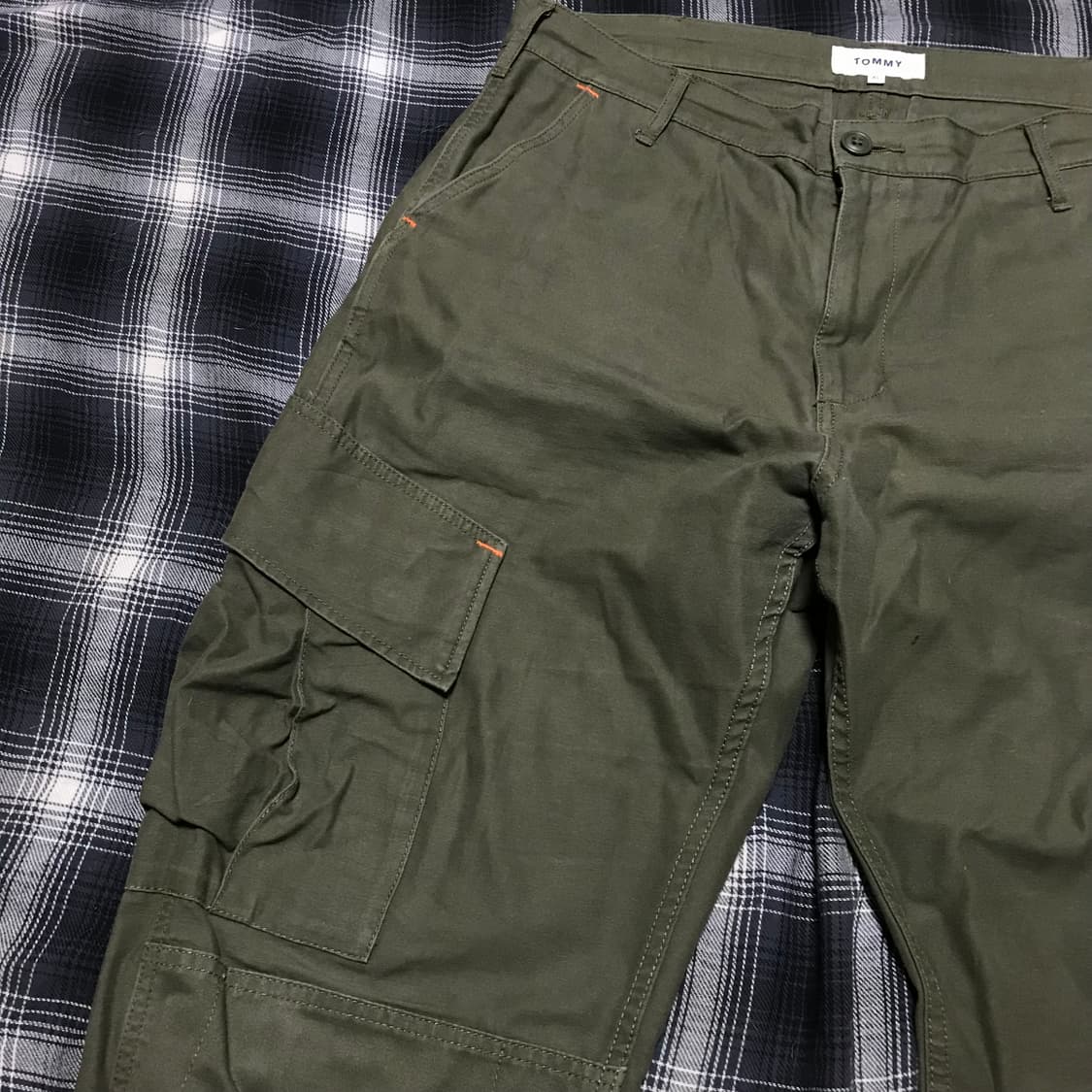 Tommy m65 더블니 카고팬츠 올리브 xl 상품이미지2