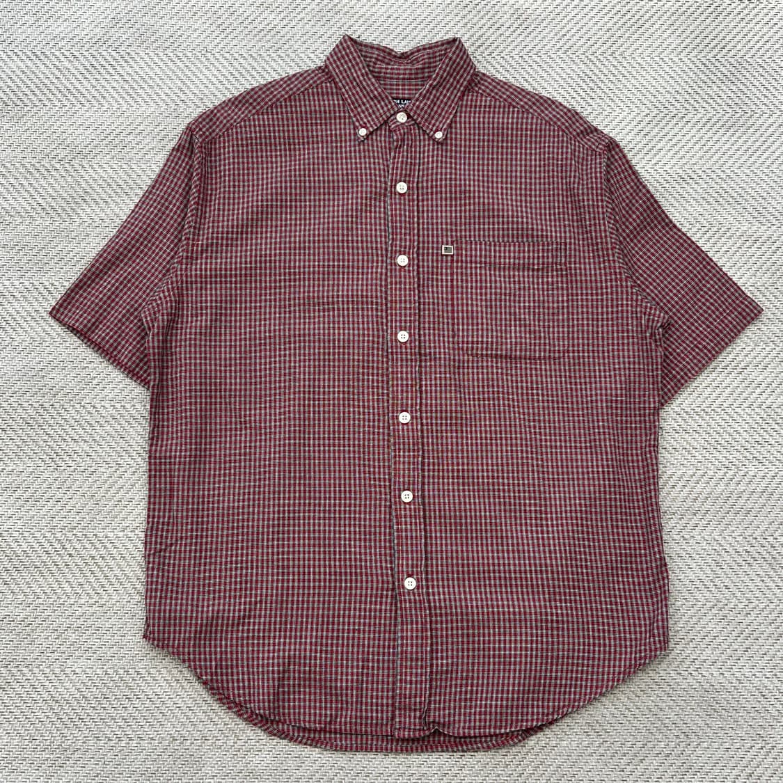 폴로 진스 체크 하프 셔츠 r3502 상품이미지1