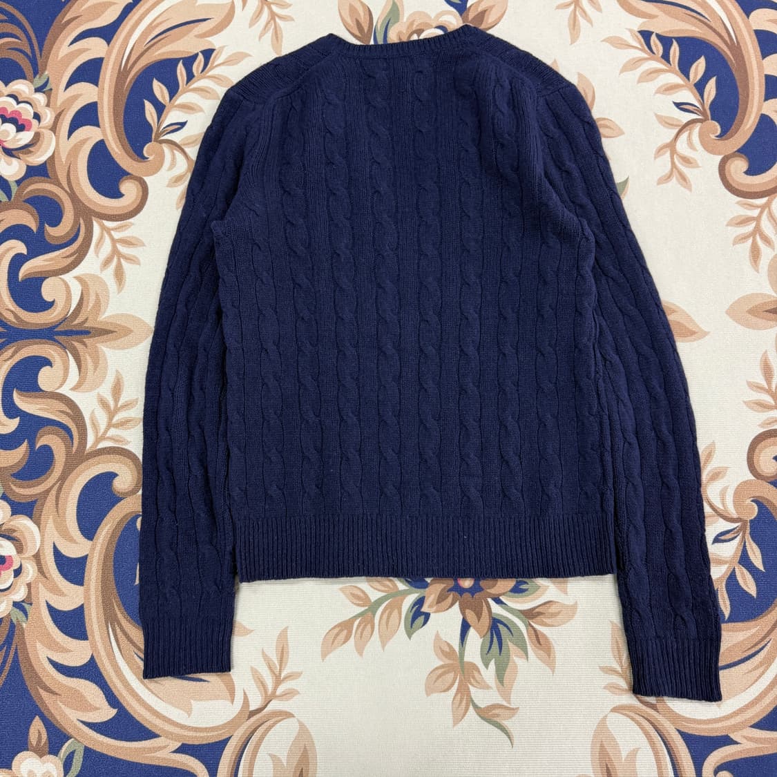 (우먼즈S)폴로 랄프로렌 케이블 꽈배기니트(네이비) 상품이미지5