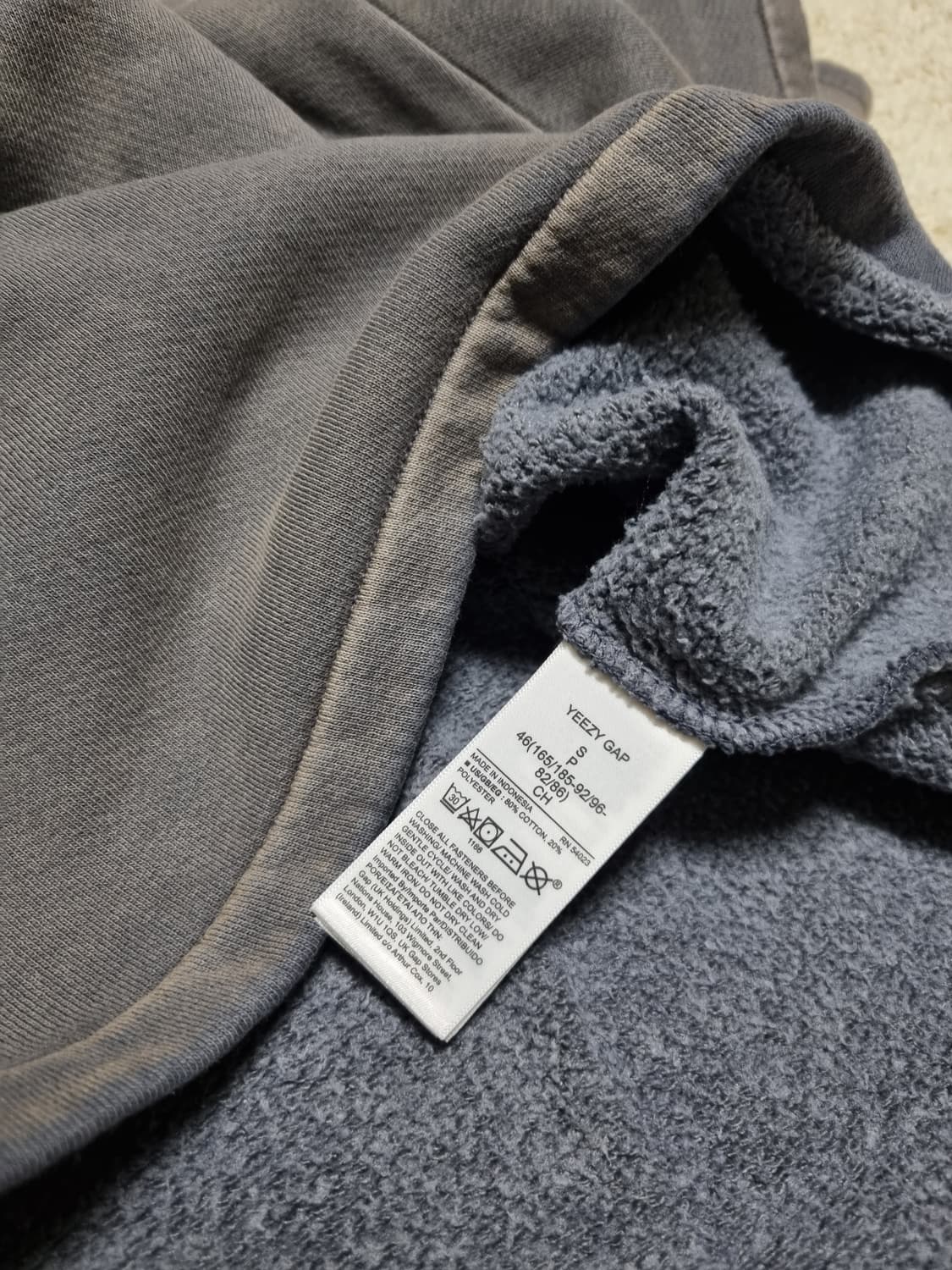 이지 갭 요크티 페이먼트 그레이 상품이미지5