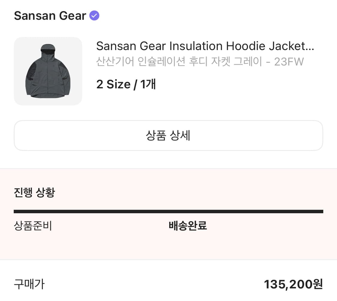 산산기어 바람막이 상태 아주 좋음!! 상품이미지2