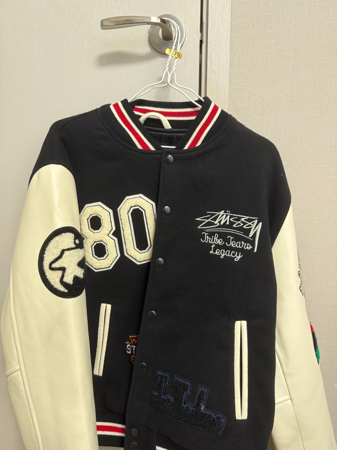 스투시 x 아워레가시 x 데님 티어스 바시티자켓 상품이미지2