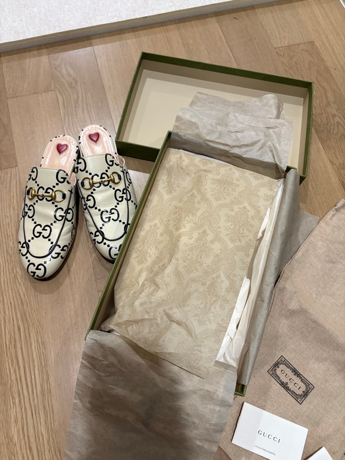 구찌 프린스타운GG 가죽블로퍼 상품이미지6