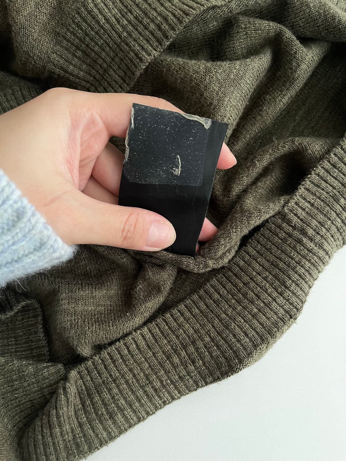 XL) 안토니모라토 코튼 비스코스 니트 카키 상품이미지7