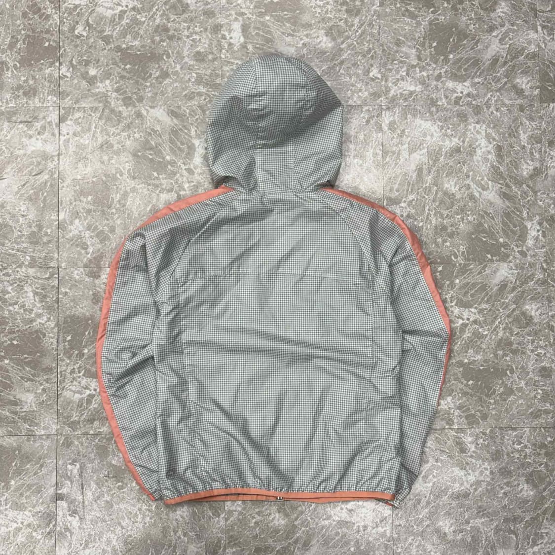 퓨마 체크패널 y2k 걸즈 윈드브레이커 후드집업 희귀져지(S) 상품이미지3