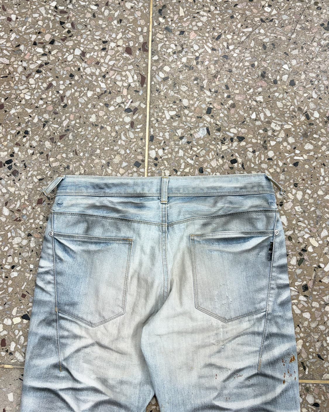 닐바렛 링클 워시 데님 팬츠 상품이미지5