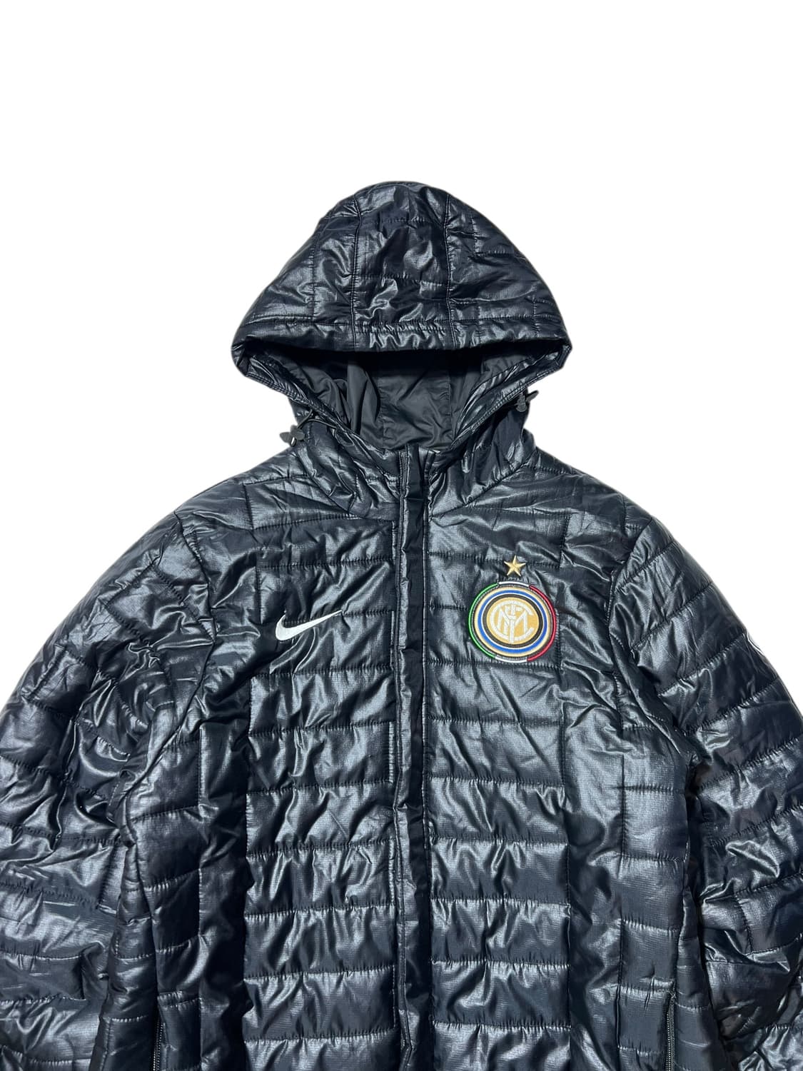 나이키 인터밀란 경량패딩 블랙 싸커 M 100 상품이미지3