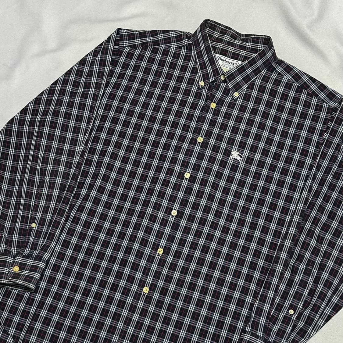 XL 버버리 원포켓 노바체크 셔츠 상품이미지1