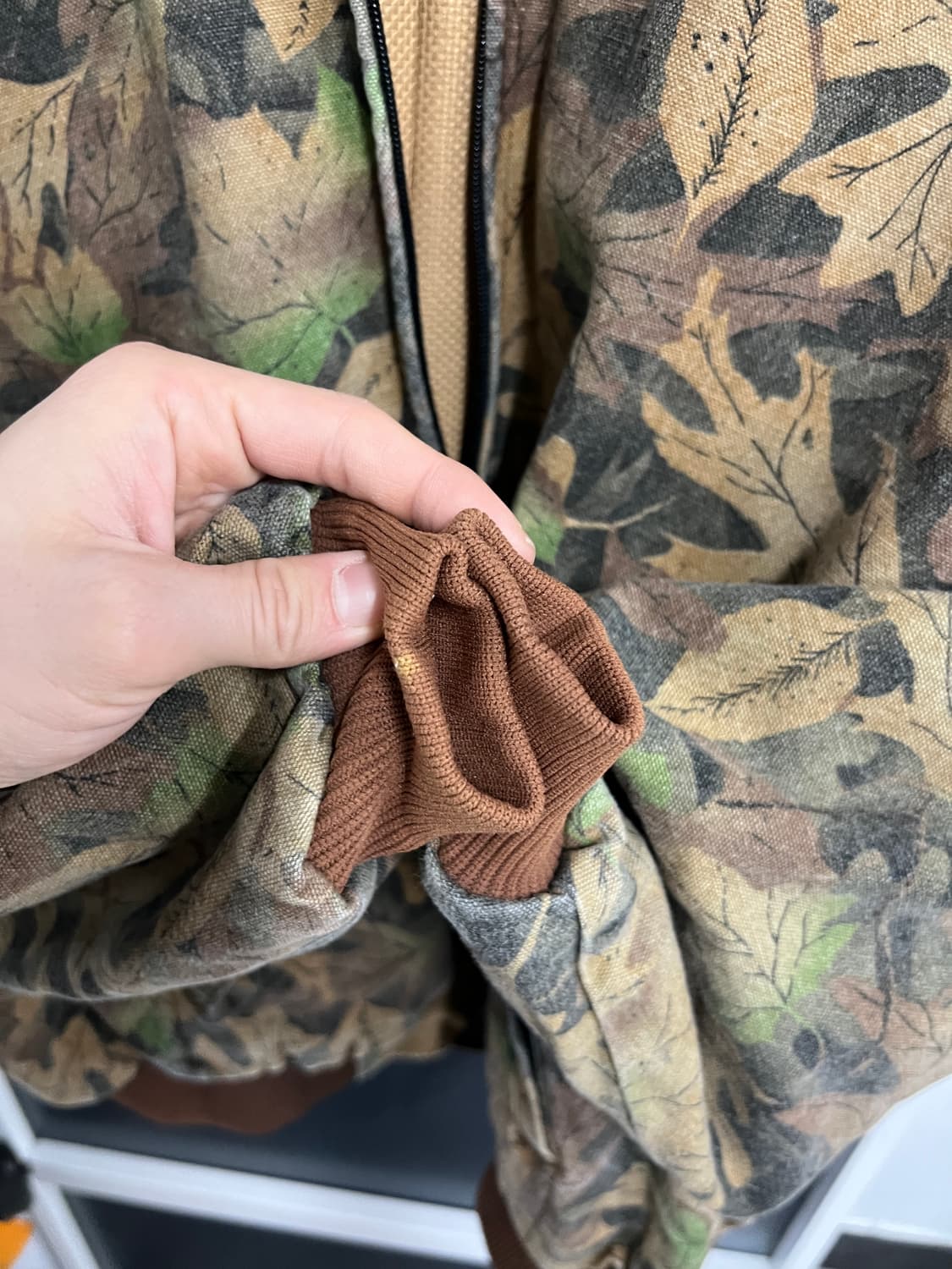 90s American Vintage 리얼트리 봄버 자켓 상품이미지4