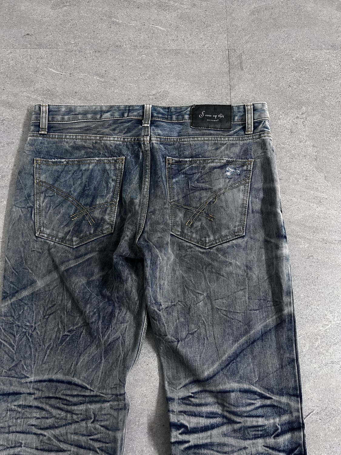 00‘s JPN S.U.E 플레어 하드 워싱 데님 상품이미지9