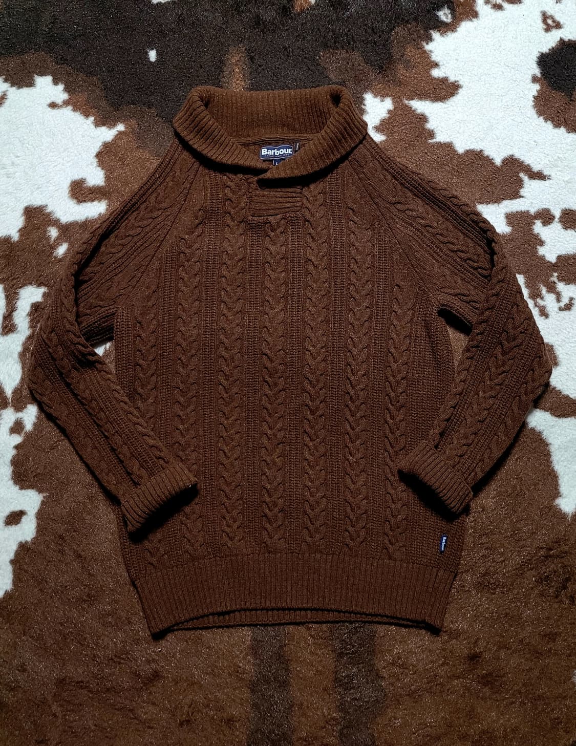 Barbour  바버 100% 울 남성용 니트(L) 상품이미지1