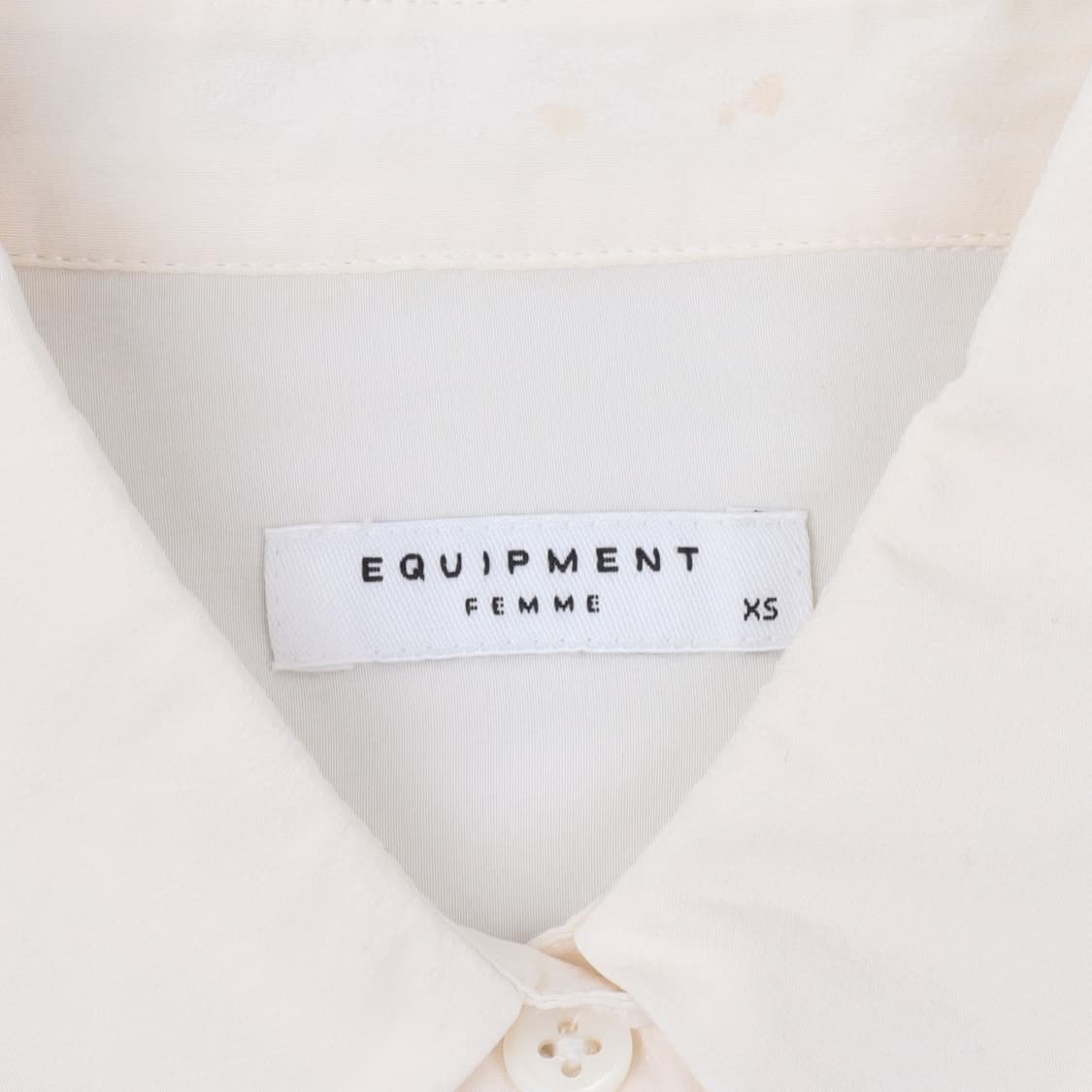 Equipment 이큅먼트 실크 화이트 포켓 블라우스 셔츠 상품이미지8