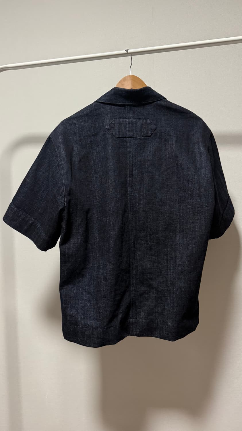 [48] 자크뮈스 알로에 드 님 데님 셔츠 다크 네이비 상품이미지3