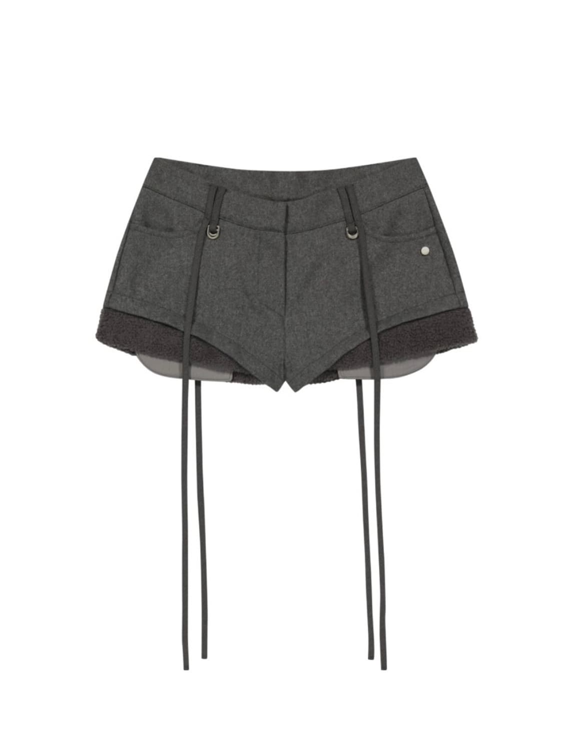 오호스 마이크로 울 쇼츠 그레이1 상품이미지1