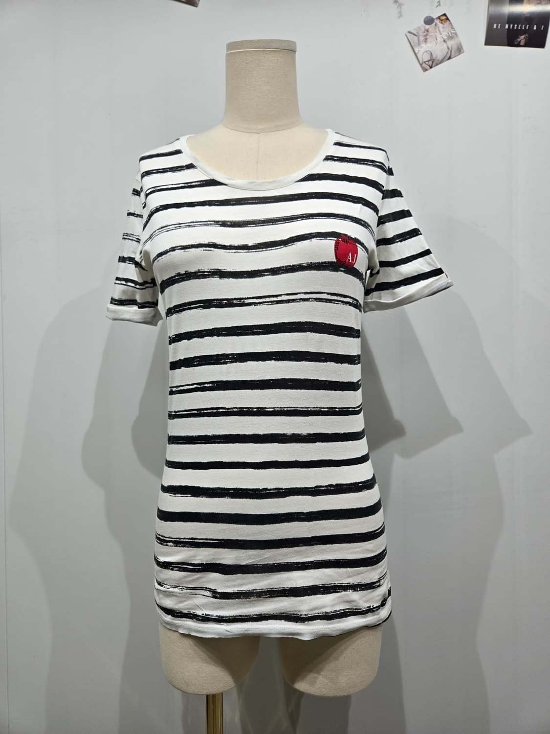 아르마니 스트라이프 반팔 티셔츠 AJ 상품이미지1