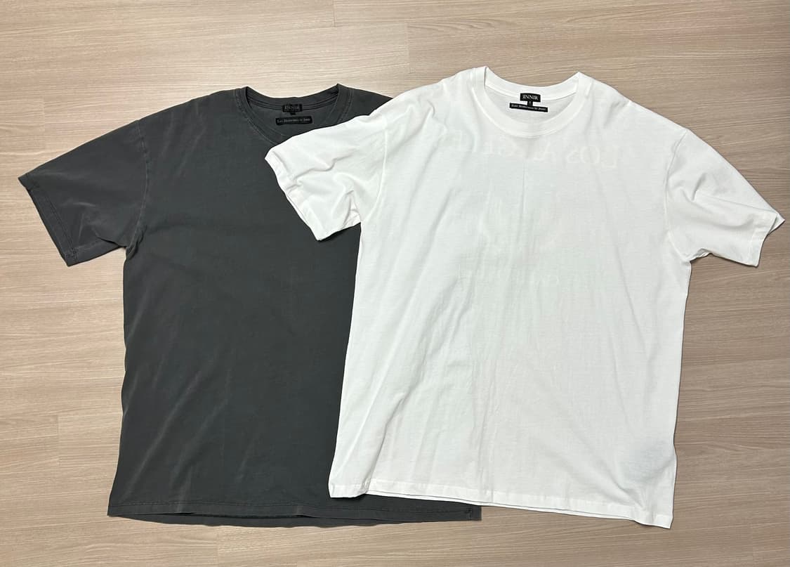 innir 이니어 252 LA CA T-SHIRT 2가지 색상 상품이미지3