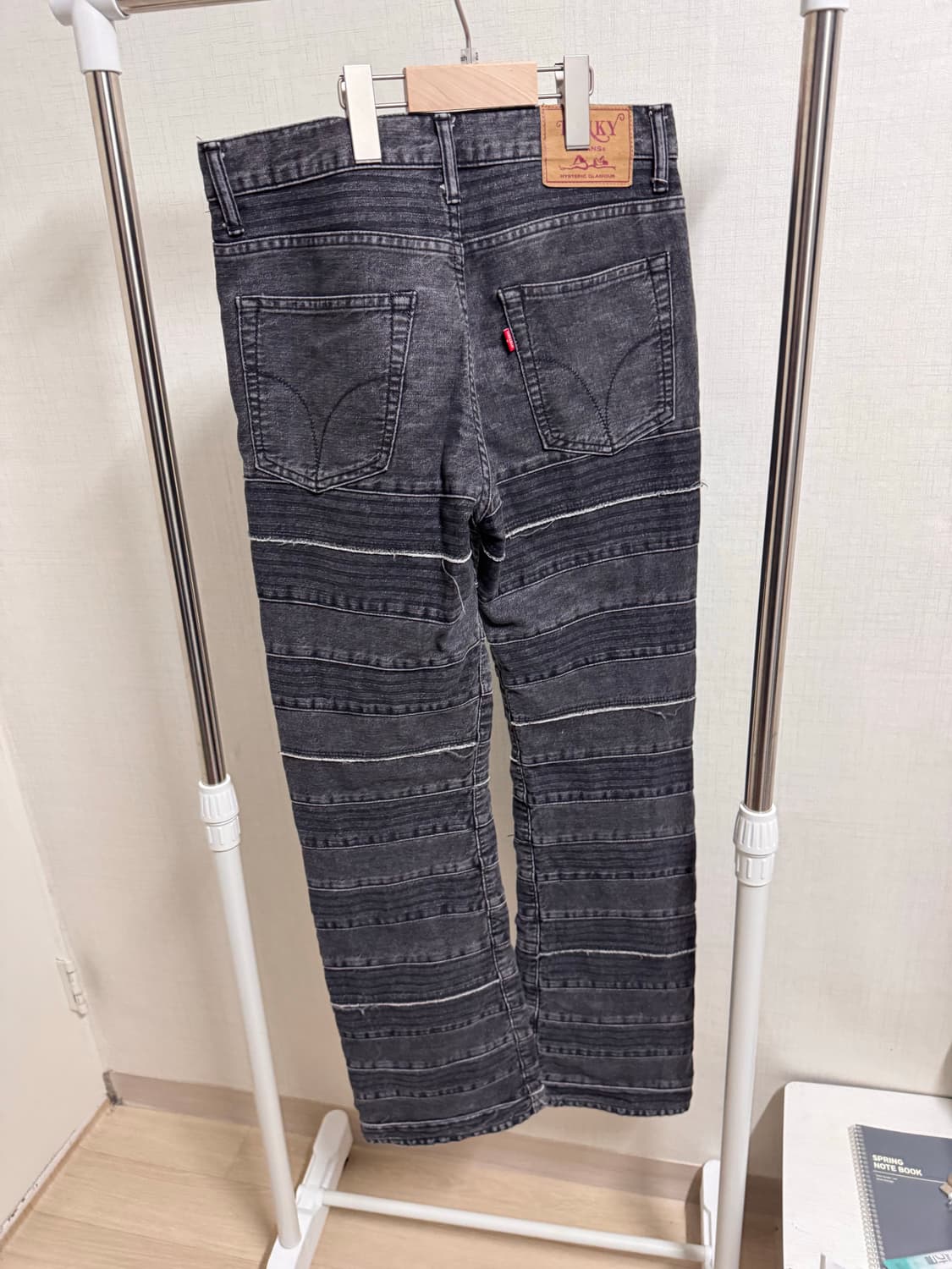 히스테릭 글래머 하기 패치워크 데님 팬츠 상품이미지2