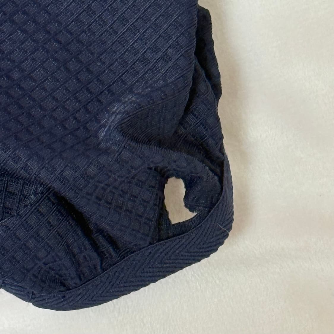 미스치프 후드 와플 집업 네이비 상품이미지4