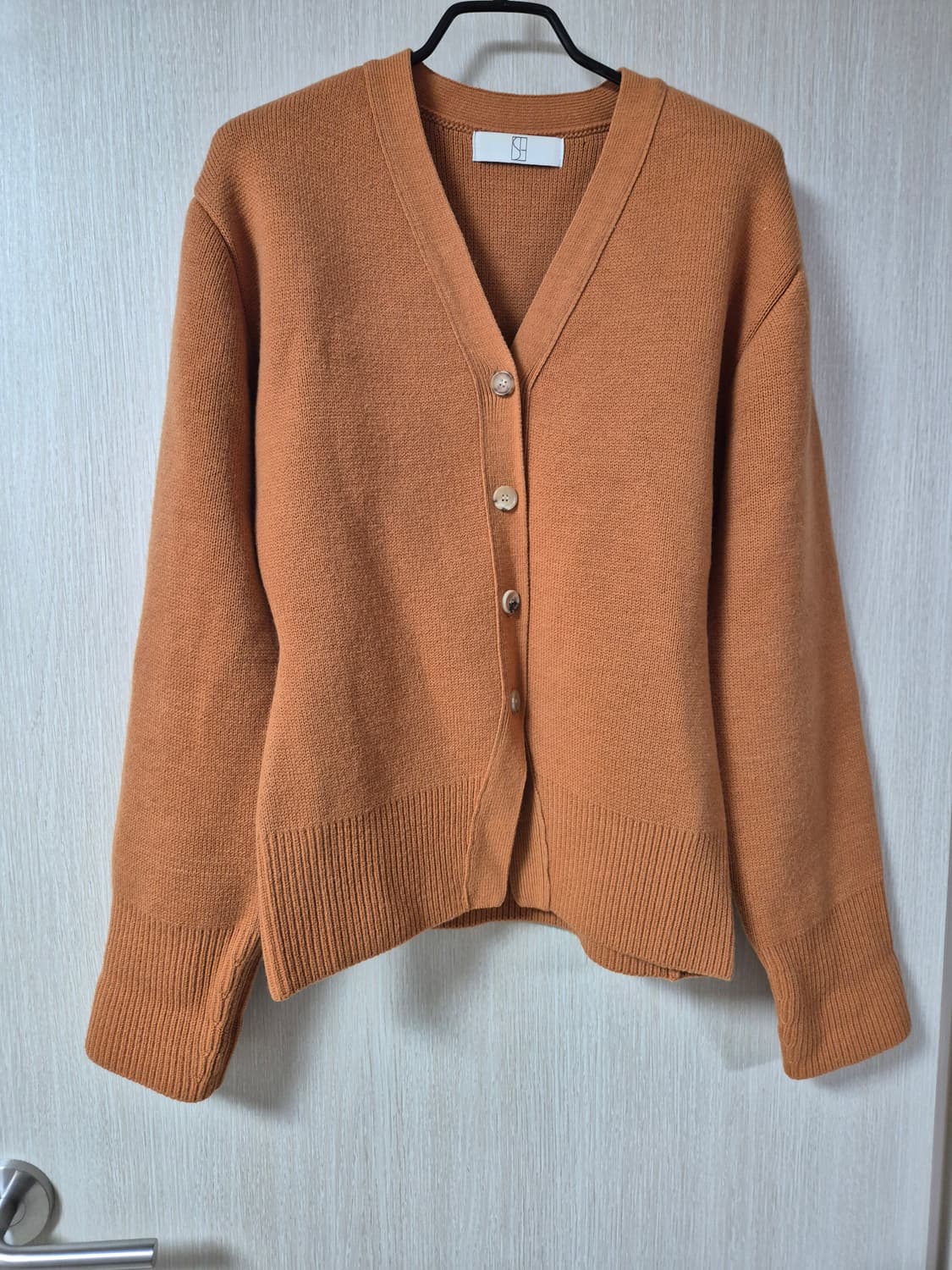 시에 sie 버킨 가디건  텐저린 브라운 상품이미지1